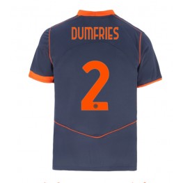 Inter Milan Denzel Dumfries #2 Derde tenue 2025-26 Korte Mouw